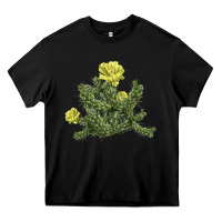 Black whipple cholla cactus Heavy Core Tee - LillyAllenDesigns