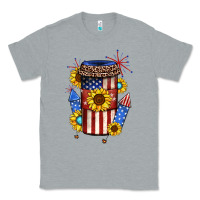 Heather Grey 4th of july coffee cup Classic Tee - JahusDesignShop