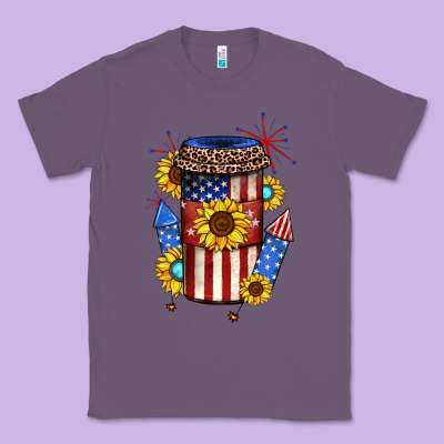 4th Of July Coffee Cup Classic Tee Designed By Jahusdesignshop