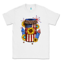 White 4th of july coffee cup Classic Tee - JahusDesignShop
