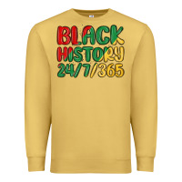 Antique Gold black history Premium Sweatshirt - MaliasSmallBusiness