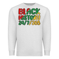 Oatmeal Heather black history Premium Sweatshirt - MaliasSmallBusiness