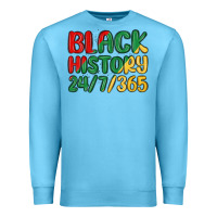 Ocean Blue black history Premium Sweatshirt - MaliasSmallBusiness