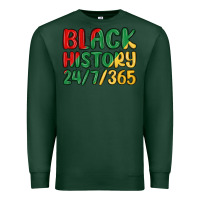 Sports Green black history Premium Sweatshirt - MaliasSmallBusiness