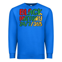 True Royal black history Premium Sweatshirt - MaliasSmallBusiness