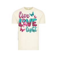 Vintage Arctic Live Love Fight Breast Cancer Vintage Tee - texasbilliewilder