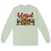 Matcha Christmas blessed mom Long Sleeve Tee - JahusDesignShop