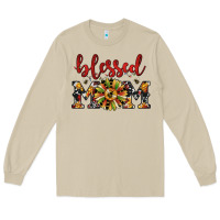 Mushroom Christmas blessed mom Long Sleeve Tee - JahusDesignShop