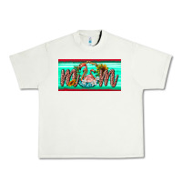 Pistachio flamingo mom license plate Urban Heavy Tee - BarkalooDesign