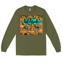 Army Green blessed mom Long Sleeve Tee - JahusDesignShop