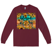 Burgundy blessed mom Long Sleeve Tee - JahusDesignShop