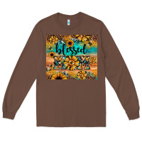 Chestnut blessed mom Long Sleeve Tee - JahusDesignShop
