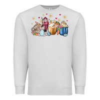 Dove Grey easter coffee cups Premium Sweatshirt - MaliasSmallBusiness