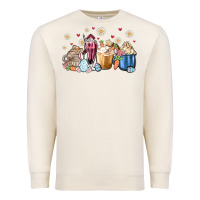Sandshell easter coffee cups Premium Sweatshirt - MaliasSmallBusiness