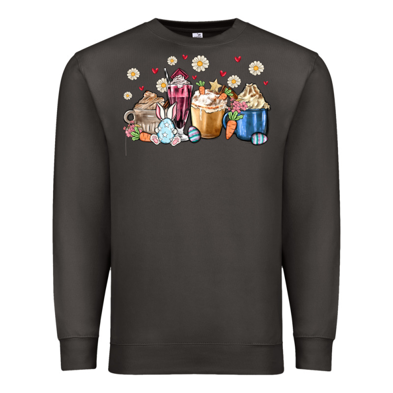 Easter Coffee Cups Premium Sweatshirt by MaliasSmallBusiness | Teevron