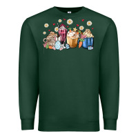 Sports Green easter coffee cups Premium Sweatshirt - MaliasSmallBusiness