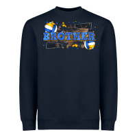 Navy brother volleyball Heavyweight Sweatshirt - Zillion Design Studio