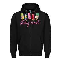Black stay cool Zipper Hoodie - AdoDesignShop
