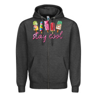 Charcoal Heather stay cool Zipper Hoodie - AdoDesignShop