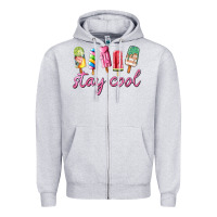 Heather Grey stay cool Zipper Hoodie - AdoDesignShop