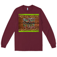 Burgundy merry christmas y'all Long Sleeve Tee - AdoDesignShop