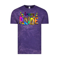 Cloud Purple happy pride Vintage Tee - Zillion Design Studio