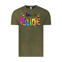 Vintage Olive happy pride Vintage Tee - Zillion Design Studio