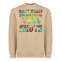 Mushroom dont worry ive had both my shots Heavyweight Sweatshirt - texasbilliewilder