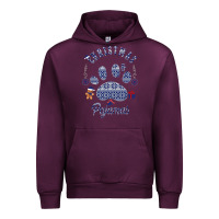 Mauve Wine Christmas Pajamas Urban Hoodie - Bettercallsaul