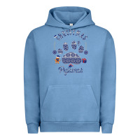 Pigment Pebble Blue Christmas Pajamas Urban Hoodie - Bettercallsaul