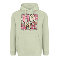 Matcha floral mama Heavyweight Hoodie - MaliasSmallBusiness