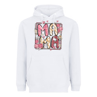 White floral mama Heavyweight Hoodie - MaliasSmallBusiness