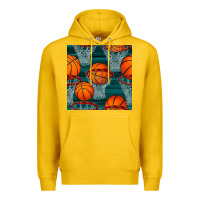 Lemon basketball hoop seamless pattern Premium Hoodie - BundleAndBundleShop