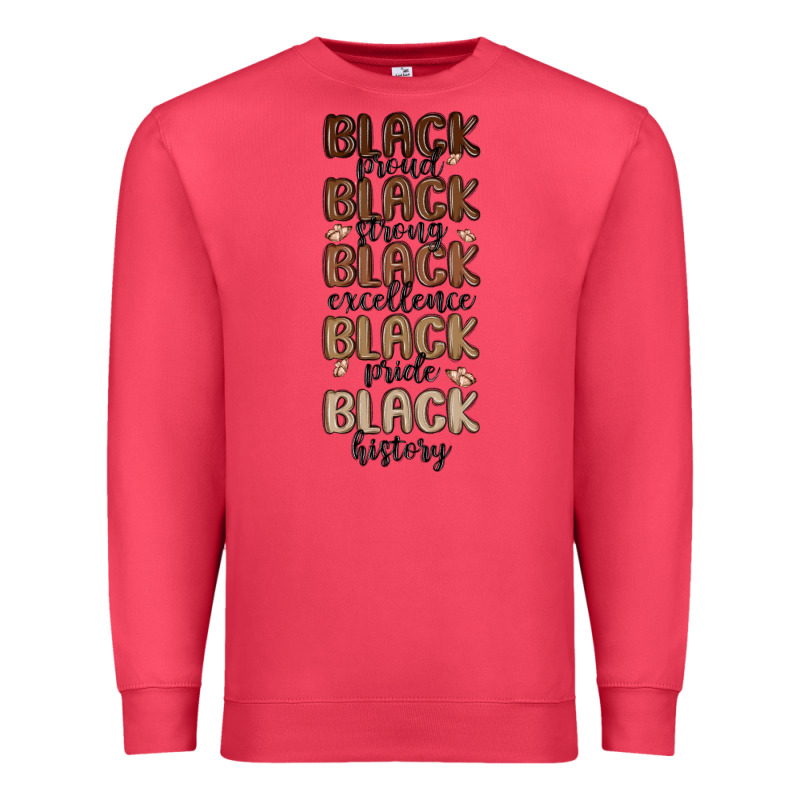 Black History Melanin Malia Premium Sweatshirt by MaliasSmallBusiness | Teevron