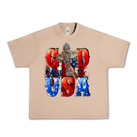 Burro God bless the USA  4th of july Urban Heavy Tee - CowGirlArtShop