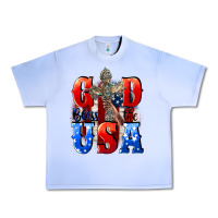 Grape Ice God bless the USA  4th of july Urban Heavy Tee - CowGirlArtShop