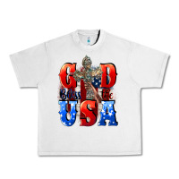 Lunar Rock God bless the USA  4th of july Urban Heavy Tee - CowGirlArtShop