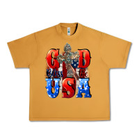Peanut Butter God bless the USA  4th of july Urban Heavy Tee - CowGirlArtShop