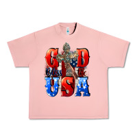 Salmon God bless the USA  4th of july Urban Heavy Tee - CowGirlArtShop