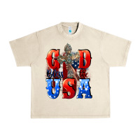 God Bless The Usa  4th Of July Urban Heavy Tee | Teevron