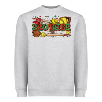 Heather Grey brother softball Heavyweight Sweatshirt - Zillion Design Studio