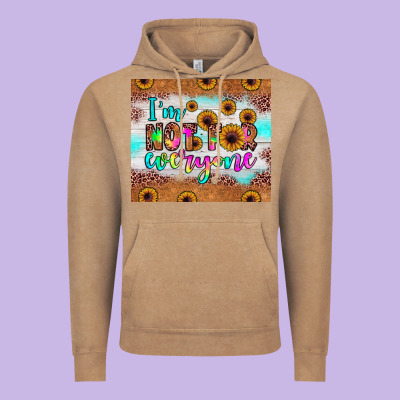 I'm Not For Everyone Vintage Hoodie Designed By Jahusdesignshop