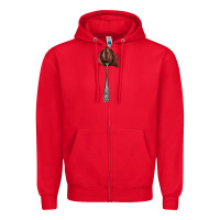 Red spoon with chocolate Zipper Hoodie - AdoDesignShop