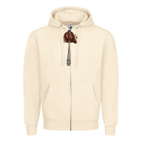 Sandshell spoon with chocolate Zipper Hoodie - AdoDesignShop