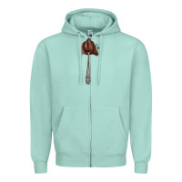 Seafoam spoon with chocolate Zipper Hoodie - AdoDesignShop