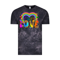 Cloud Black Choose love Vintage Tee - Zillion Design Studio