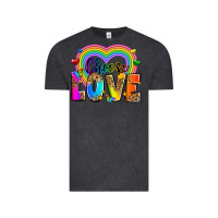 Vintage Black Choose love Vintage Tee - Zillion Design Studio