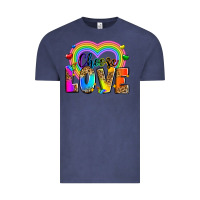 Vintage Denim Choose love Vintage Tee - Zillion Design Studio