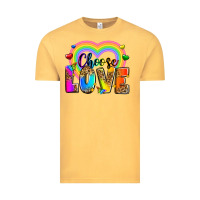 Vintage Mustard Choose love Vintage Tee - Zillion Design Studio
