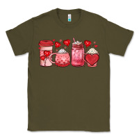 Army Green valentines day coffee Classic Tee - JahusDesignShop